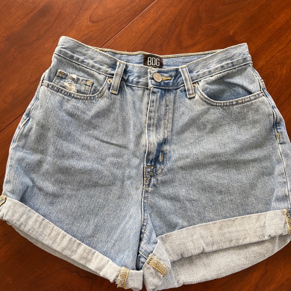 BDG Urban Outfitters cuffed denim shorts